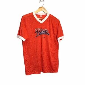Vintage 70s Denver Broncos NFL Orange Power mesh don alleson‎ X large shirt